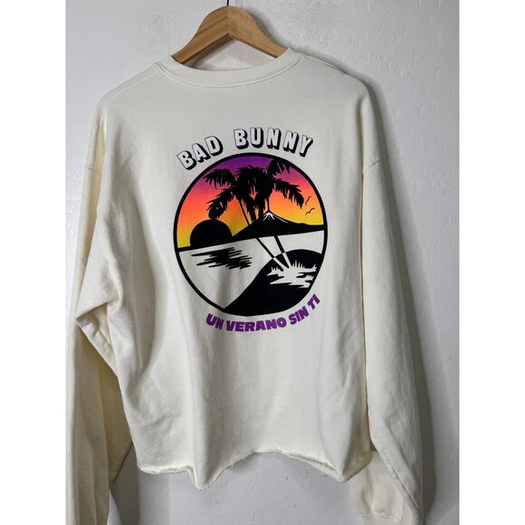 Bad Bunny Sweatshirt Un Verano Sin Ti Thick Fleece Official Merch Size Large - Picture 2 of 6